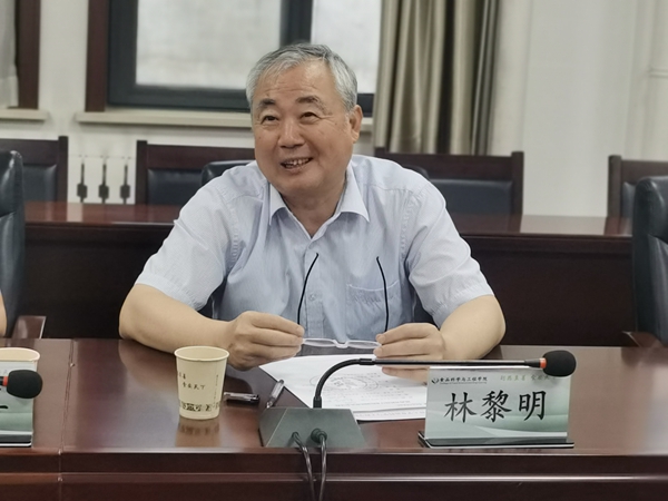 陕西省科技厅副厅长林黎明一行来我院调研